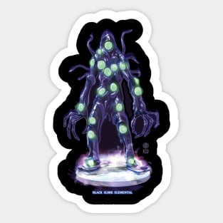 Black Slime Elemental Sticker